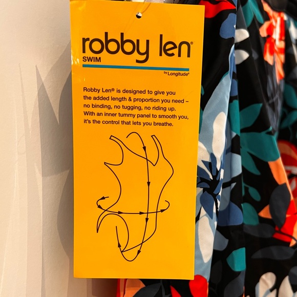 NWT plus size 1 piece swimsuit - Picture 6 of 7